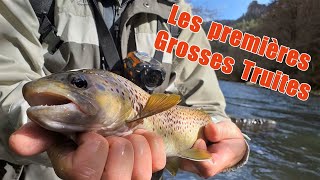 LES PREMIERES GROSSES TRUITES [upl. by Leunamme823]