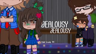 Jealousy Jealousy meme  FNAF  Charlotte Emily  Swap AU  Gacha Club [upl. by Arias]