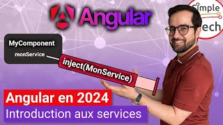 Les services et la méthode inject  Angular ép 8 [upl. by Eilraep920]