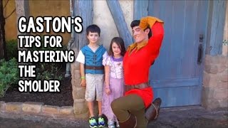 Meeting Gaston at Magic Kingdom  Scarletts Playdate [upl. by Rahs511]