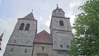 Feuchtwangen AN evang Stifstkirche  Glocken 31 Vorläuten an hohen Festtagen [upl. by Naivaf]