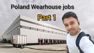 Warehouse jobs in Poland पोलैंड में कंपनी के अंदर काम कैसे होता है [upl. by Oeht]