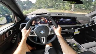 2025 BMW X7 M60i POV Drive Impressions and AMSR [upl. by Favian]