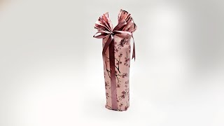 Gift Wrapping Guide How to Wrap a Bottle Perfectly giftwrapping [upl. by Ardine903]