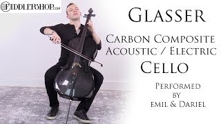 Glasser Carbon Composite Acoustic  Electric Cello played by Emil amp Dariel [upl. by Conall]