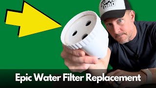 Epic Water Filters replacement filter for dispenser how to review [upl. by Oos]