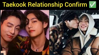 OMG😳 Taekook Relationship Confirm ✅ Taekook Is Real  taekook Moments  Taekook [upl. by Aretahs278]