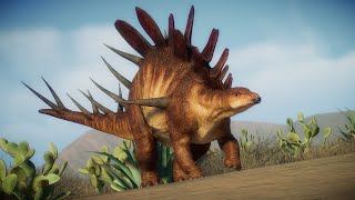 Camp Cretaceous Kentrosaurus Sounds Jurassic World Evolution 2  Camp Cretaceous Dinosaur Pack [upl. by Borman937]