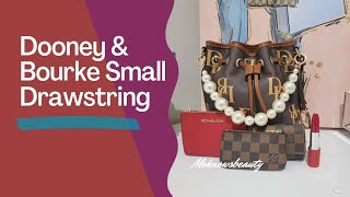 DOONEY AND BOURKE Monogram Small Drawstring Bag Moknowsbeauty [upl. by Ettelrac]