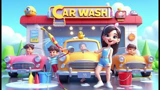 quotCar Wash Song  Fun Vehicle Cleaning for Kidsquot [upl. by Sualk770]