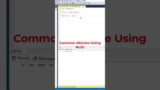 SQL Avoid This Common Mistake With Nulls datascience programming coding [upl. by Evanne121]