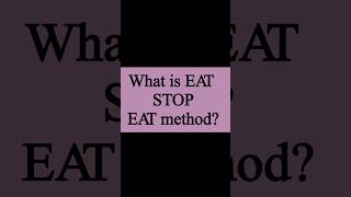 EAT STOP EAT [upl. by Wollis]