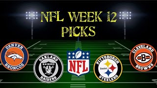 NFL Week 12 Picks ATS Go Get The Money [upl. by Erastatus315]