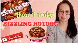 Sizzling Spicy Hotdog simplerecipe tipidUlamrecipe [upl. by Ahsauqal]