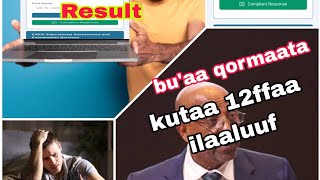 Grade 12 Entrance Exam Result 2016   የ12ኛ ክፍል ብሔራዊ ፈተና ውጤት ቀን ይፋ ሆነ  buaa qormaata biyyooless12 [upl. by Emsmus761]