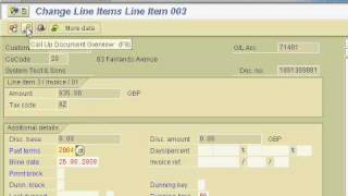 SAP FICO GL  FB09 Change line item [upl. by Sid205]