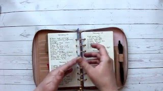 Planner Peace  How to Bullet Journal in a Filofax [upl. by Ahsias]