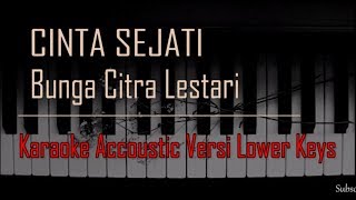 karaokecintasejati karaokebcl Bunga Citra Lestari  Cinta Sejati Karaoke Versi Lower Keys [upl. by Noswal]