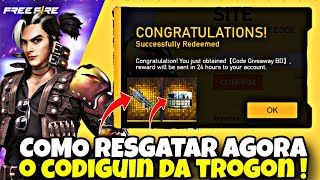 COMO RESGATAR CODIGO NO FREEFIRE 2024 COMO RESGATAR CODIGUIN NO FREEFIRE COMO COLOCAR CODIGO NO FF [upl. by Fleming]