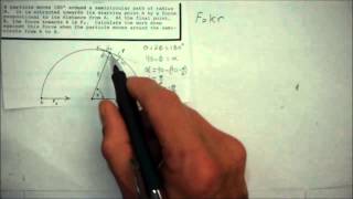 variable force work problem apc [upl. by Ocsirf390]