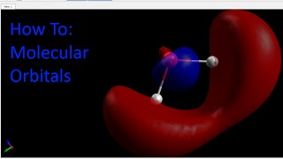 Avogadro with Gaussian Tutorial MOs [upl. by Ulphia]