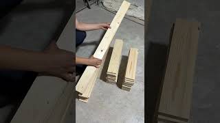 DIY slatted bench You can make this in just ONE day for about 100  would you try this 😍 [upl. by Roarke855]