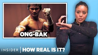 Muay Thai Champion Rates 7 Muay Thai Fights In Movies And TV  How Real Is It  Insider [upl. by Acirrej156]