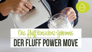 Der FLUFF POWER MOVE die GELINGGARANTIE für den EiweißFluff  Pumperlgsund [upl. by Herrle]