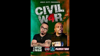 LYFTED LYRICAL VS PR3MINITIONS  CIVIL WAR 4  GRID CITY [upl. by Vona]