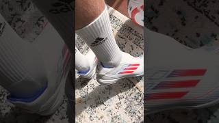 Adidas F50 League Laceless Turf Shoes adidas soccershoes football [upl. by Attelra]