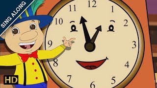 Hickory Dickory Dock HD Sing Along English Nursery For Children  Shemaroo Kids [upl. by Nolyarg489]