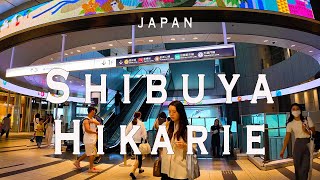 Shibuya Hikarie 4K Walking Tour Tokyo JapanTour with Captions amp Immersive Sound渋谷ヒカリエ [upl. by Reffinnej]