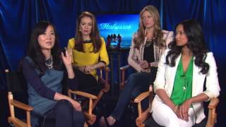 RedCarpetReport Interview MistressesABC AlyssaMilano YunjinKim RochelleAytes JesMacallan [upl. by Servais]