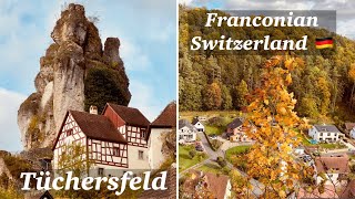 Autumn in Franconian Switzerland 🇩🇪  Fränkische Schweiz museum Tüchersfeld  Germany travel vlog [upl. by Ymerrej]