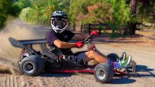 75mph Electric Go Kart ⚡️ DIY Guide  Raw Driving [upl. by Aciras]