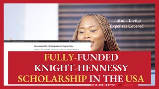 FullyFunded Knight Hennessy Scholarship Breakdown  USA Scholarships  Study in USA for Free [upl. by Osman]