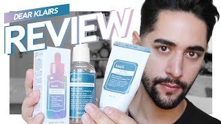 Klairs Review amp GIVEAWAY Angry Skin Calming Package ✖ James Welsh [upl. by Ahselak]