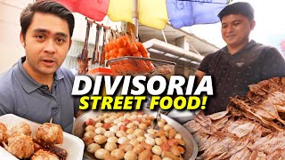 Divisoria SUPER CHEAP FILIPINO Street Food Tour in Manila [upl. by Ahsinrad]