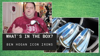 Unboxing the highlyanticipated Ben Hogan Icon irons [upl. by Plato]