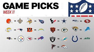 Week 11 Game Picks [upl. by Nnor]