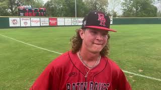 BRCC Baseball Post Game Interview vs Northwest Florida [upl. by Gamages]