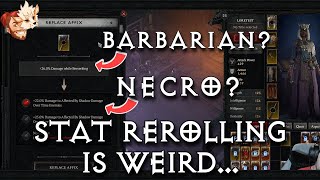 Rerolling Stats on Gear is Getting Weird  Season 1 Meta Potential Diablo 4 [upl. by Linette]