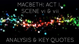 Macbeth Act I Scenes vi amp vii [upl. by Aiden87]