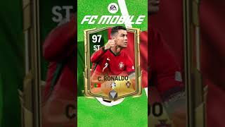 ALL C RONALDO EVOLUTION CARDS IN FC MOBILE 24 [upl. by Spearing896]