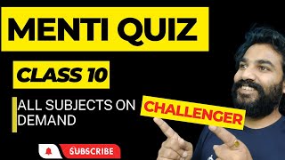 class 10 menti quiz  practice mcq  all subject on demand  ankit sir livementiquiz menti [upl. by Akinej495]