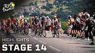 Tour de France 2024 Stage 14  EXTENDED HIGHLIGHTS  7132024  Cycling on NBC Sports [upl. by Iblok]