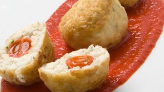 Receta de albóndigas de bacalao fresco con salsa de piquillos  Karlos Arguiñano [upl. by Doerrer378]