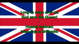 Az Egyesült Királyság himnusza Magyar  Anthem of UK [upl. by Tayler97]