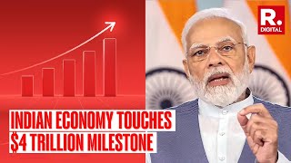 Big Moment For India GDP Surpasses 4 Trillion Mark For The First Time Report [upl. by Eca]