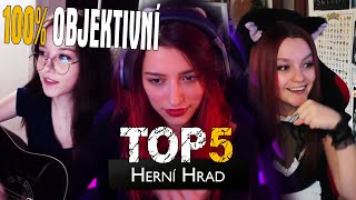 ❖ TOP 5 NEJLEPŠÍ GIRL STREAMERKY 100 OBJEKTIVNÍ  Herní Hrad by LUKAS IV [upl. by Nnaillij]